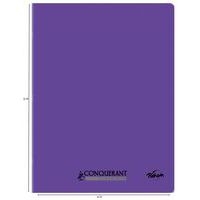Cahier polypropylène 90g 96 pages seyes 24x32 cm - violet - Image 4