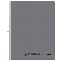 Cahier polypropylène 90g 96 pages seyes 24x32 cm - gris - Image 3