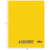 Cahier polypropylène 90g 96 pages seyes 17x22 cm  - jaune - Image 3