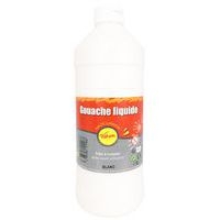 Flacon 1 litre gouache pichon avec bec verseur - blanc - Image principale