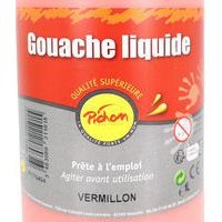 Flacon 1 litre gouache pichon avec bec verseur - vermillon - Image 4