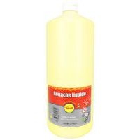 Flacon 2 litres gouache pichon avec bec verseur - jaune citron - Image principale
