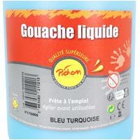 Flacon 2 litres gouache pichon avec bec verseur - bleu turquoise - Image 3