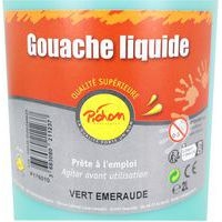 Flacon 2 litres gouache pichon avec bec verseur - vert emeraude - Image 4