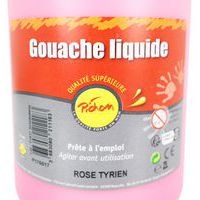 Flacon 2 litres gouache pichon avec bec verseur - rose tyrien - Image 2