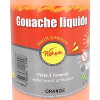 Flacon 1 litre gouache pichon avec bec verseur - orange - Image 2