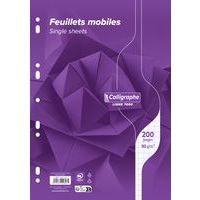 7000, Feuillets mobiles s/film 21x29,7 200p séyès 90g - Image principale