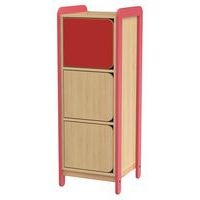 Meuble 1 colonne avec 3 portes Lili - Image 2