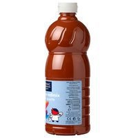 Flacon 1 litre gouache redimix lefranc bourgeois - sienne brûlée - Image 3