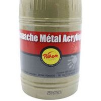 Flacon 250 ml gouache métal acrylique pichon - bronze - Image 2