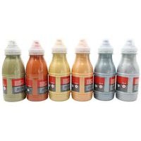 Assortiment de 6 flacons 250 ml. gouache métal pichon - Image 4