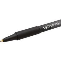 Stylo bille pointe moyenne rétractable “Soft Feel” Bic - bleu - Image 3