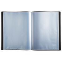 Reliure plastique 30 volets transparents A4 - Noir - Image 4