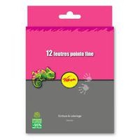 Pochette 12 feutres dessin pointe fine Ø 2 mm - Image principale