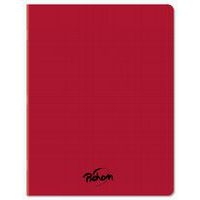 Cahier 96 pages Seyes 21x29.7 cm 80G - Polypropylène rouge - Image principale