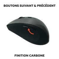 Souris sans fil carbone avec socle de recharge - Mobility Lab - Image 4