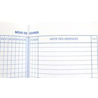 Registre d’appel journalier 40 élèves 21x29.7 cm 24 pages - Image 5