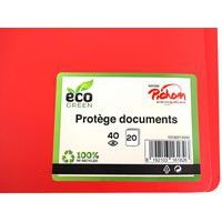 Reliure plastique recyclé 20 volets 40 microns - Image 2