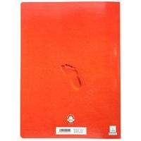 Cahier piqûre 96 pages 24x32 cm seyes super 90g - Rouge - Image 5