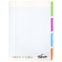 Cahier 4 en 1 polypro incolore 4 sections 24x32cm seyes 70g - Image principale