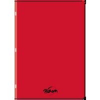 Cahier 96 pages Seyes 17x22 cm 80G - Polypropylène rouge - Image principale