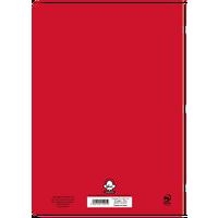 Cahier polypropylène 48 pages Seyes 24x32 cm 80g rouge - Image 2