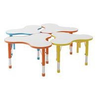 Table Clémence plateau trèfle - Manutan Expert - Image principale