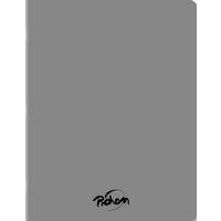 Cahier polypropylène 96 pages seyes 17x22 cm 80g gris - Image principale