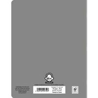 Cahier polypropylène 96 pages seyes 17x22 cm 80g gris - Image 2