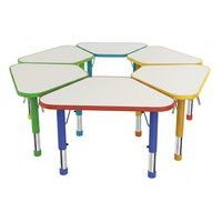 Table Clémence plateau triangulaire - Manutan Expert - Image principale