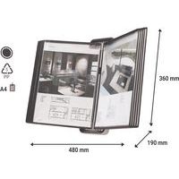 Support mural - Tarifold VEO - Nb de pochettes:10 - Noir - Image 5