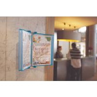 Support mural Tarifold - Candy Line - Nb de pochettes:10 - Bleu - Image 2