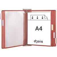Extension pour support mural Tarifold - Nb de pochettes:10 - Rouge - Image principale
