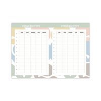 Agenda Hebdocolor 15 Canopy abstrait 10x15 cm août à juillet - Image 5