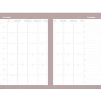 Agenda Ministre Color Andrea gris 16x24 cm août à août - Image 7