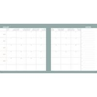 Agenda Exécutif Color Andrea gris 16x16 cm août à août - Image 6