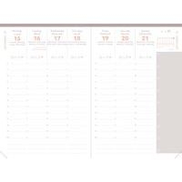 Agenda Universitaire Color Andrea marron 10x15cm août à août - Image 4