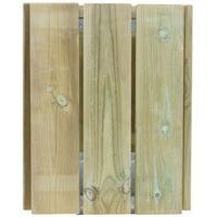 Poubelle carrée Kerguélen 50L - pin traité - Manutan Expert - Image 2