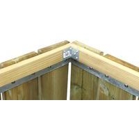 Poubelle carrée Kerguélen 50L - pin traité - Manutan Expert - Image 9