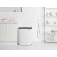 Poubelle Touch BO 2x30L Blanc - Image 2