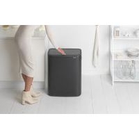 Poubelle Touch BO 2x30L noir mat - Image 4