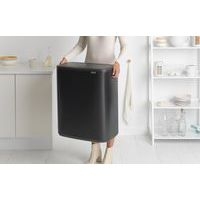 Poubelle Touch BO 2x30L noir mat - Image 2