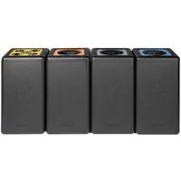 Poubelle circulaire BrickBin 65L Autres Déchets gris/noir - Image 5