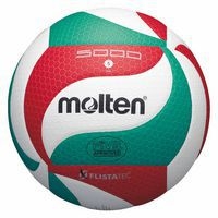 Lot de 5 ballons de volley Molten V5M5000 + sac de rangement - Image 2