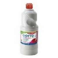 Flacon 1 litre gouache liquide giotto avec bouchon doseur - blanc - Image principale