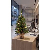 Sapin de noël artificiel de table Creston Mini LED - Image 2