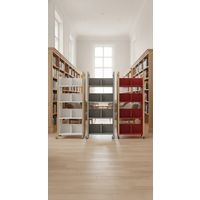 Tour à livres Ellipse enfant 1,50m jaune structure bois - Image 3
