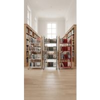 Tour à livres Ellipse enfant 1,50m jaune structure bois - Image 5