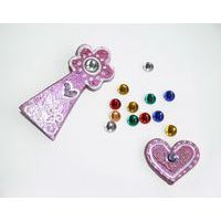 Sachet de 200 cabochons 1 cm coloris assortis - Image 2
