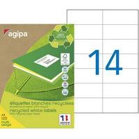 Boîte de 1400 étiquettes adhésives blanches 105 x 42,4 mm - Image 3